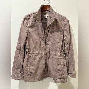 LOFT Utility Jacket in Taupe Size XS
